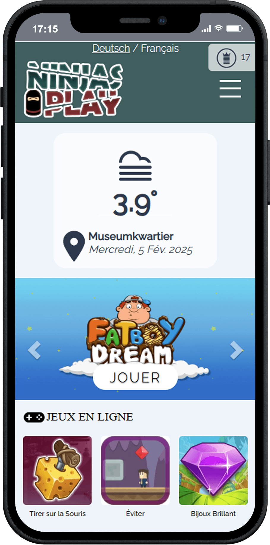 mock up image with the service displayed