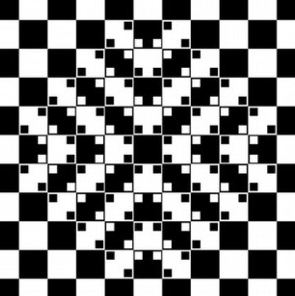 Black and white pattern wallpaper